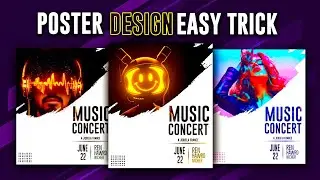 TRNDY MUSIC POSTER DESIGN IN MOBILE | HOW TO MAKE MUSIC POSTER IN MOBILE