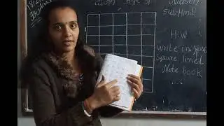 std nursery sub Hindi write in your square Note book