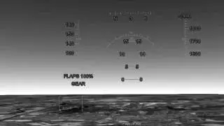 GE F-16 Flight Simulator Demo: Handsfree Landing Experiment 4