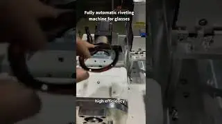 glasses 😎 riveting machine #glasses #optical #trending #eye #shorts #viral