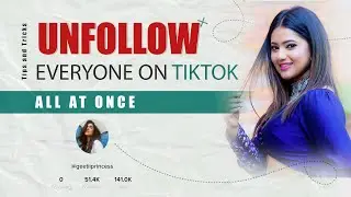How to Unfollow Everyone on Tiktok At Once || 100% Working ||  Updated 2023