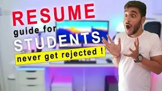 Resume Guide For Students 🔥 ** NEVER GET REJECTED** | First Time On YouTube  😱