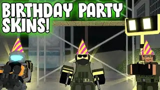 Using Party Skins Only | Tower Defense Simulator | ROBLOX