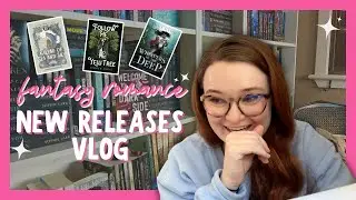 reading all the fantasy romance ❤️ new releases reading vlog