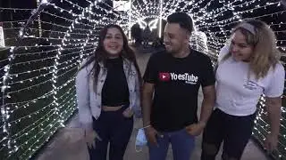 Ambiente navideño en el monumento El Salvador del mundo 🌎