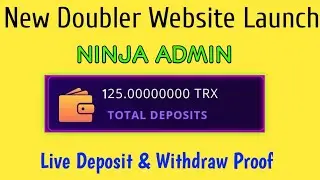 mining-tron.org new doubler website launch | NINJA ADMIN | Trx Doubler Sites