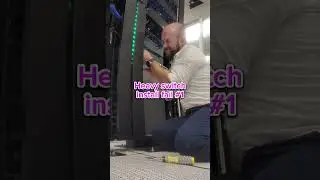 Install fail of a heavy network switch #fail #failarmy #it #networking #networkengineer #sysadmin