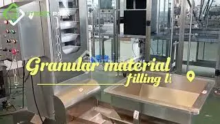 Granular material loading filling machine
