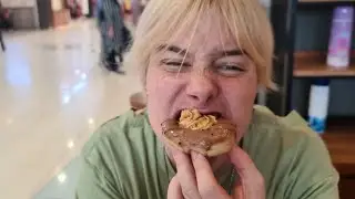 #german trying j.co #donuts for the first time in #malaysia #melaka