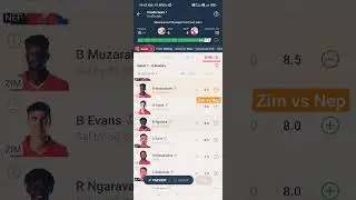 ZIM vs NEP Dream 11 prediction today 