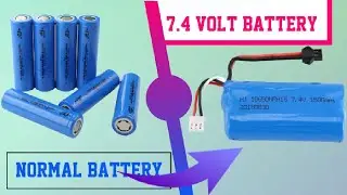 How to make 7.4 volt battery |How to make battery pack