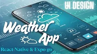 Weather App UI Design-API integrated Showcase Through React-native expo (Also source code)