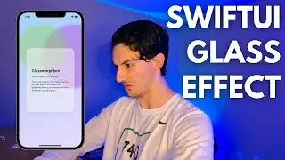 SwiftUI Tutorial: Glassmorphism UI Design