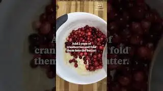 Cranberry Coffee Crumble Cake