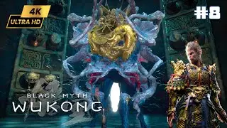 Black Myth Wukong - Captain Wise Voice Boss Fight! Gameplay Video RTX 3050 UHD 60fps Ep, 8