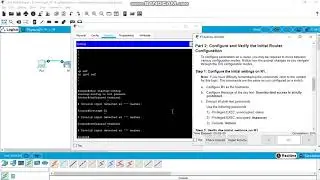 10.1.4 - Packet Tracer - Configure Initial Router Settings