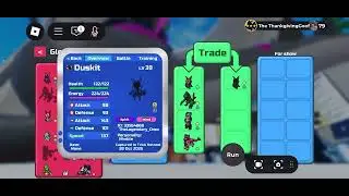 TRADING FOR THE NEW GLEAM HALLOWEEN BLACK DUSKIT (Loomian Legacy)