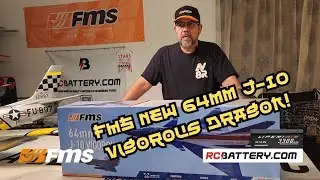 FMS New 64mm J-10 Vigorous Dragon Unboxing