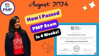 How I passed my PMP exam on my FIRST TRY - August 19, 2024 | Exam PREP TIPS YOU NEED #pmp #pmpexam