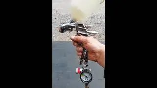 Регулятор-редуктор STAR S-081 B (постоянное давление). На краскопульте  IWATA WS 400