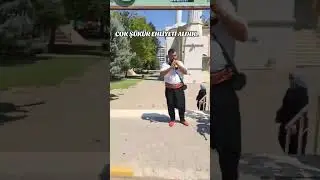 EHLİYET SINAVINI GEÇEN EŞİNE DAVULLU ZURNALI KARIŞLAMA