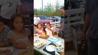This is what happens on birthdays it all started while they were going to sing to me happy birthday