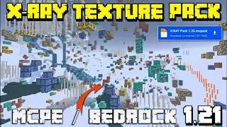 X-RAY Texture Pack For Mcpe/Bedrock 1.21 👁️| X-Ray Mod For Minecraft Pe 1.21