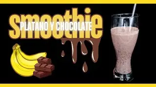 Banana smoothie with chocolate and ice cream | easy and delicious recipe
