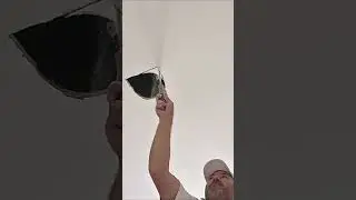 Cut Out Light Fitting Hole To Repair