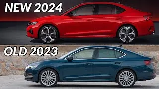New 2024 Skoda OCTAVIA Vs Old 2023 Skoda OCTAVIA | Visual Compare