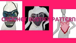 Crochet tutorial: how to crochet bustier crop top corset