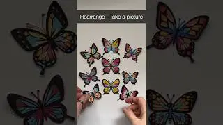 Paper Butterflies Free Printable - Pretty Printable Paper Butterflies For Crafts #paperbutterflies