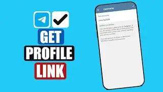 How to Get Telegram Profile Link (2026) | Create & Share Telegram Profile Link