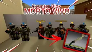 Morto-Vivo valendo uma faca no Counter Blox