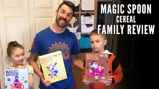 Unboxing and Kids Review of Magic Spoon Cereal