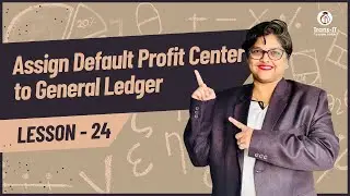 #lecture 24: Assign Default Profit Center to General Ledger | SAP FICO | SAP S4 HANA | #tutorials