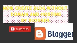 How to create a free blog.