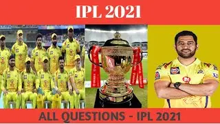 iPL Game 2021 | Sports Current Affairs | IPL game gk important Question 🔥🔥