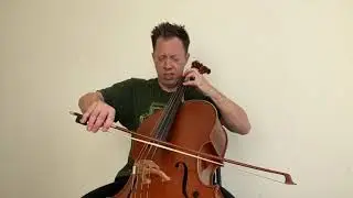 J.S. Bach - Suite for Solo Cello in D minor, BWV 1008.  Allemande - under tempo