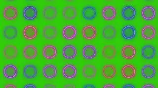 vj loop disco pulse circular shape neon lights green screen video #vjloops #VJ #freegraphics