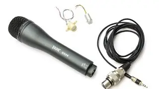 Connecting a karaoke microphone to a DSLR camera