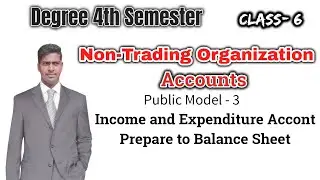 Degree 4th Sem Non Trading Accounts Class6 In Telugu lecture