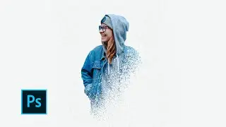 Photoshop tutorial | Creative ink splash / Splatter Photo Effect /Particle Dispersion Effect