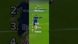 WORST MISSES THIS SEASON