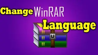Change Winrar language into English | How to change winrar language to English