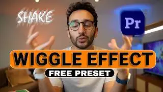 Wiggle Animation in Premiere Pro in 1 Click | Free Preset