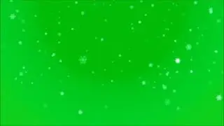 Snow Falling 3  Green Screen