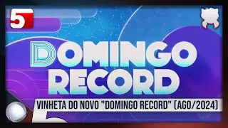 Domingo Record - Vinheta de Abertura | TV Record (AGO/2024)