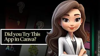 Did you Try This App in Canva? #canvaapp