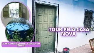 TOUR PELA CASA NOVA ANTES DA MUDANÇA | AGORA TENHO QUINTAL E JANELA NO QUARTO 🥰